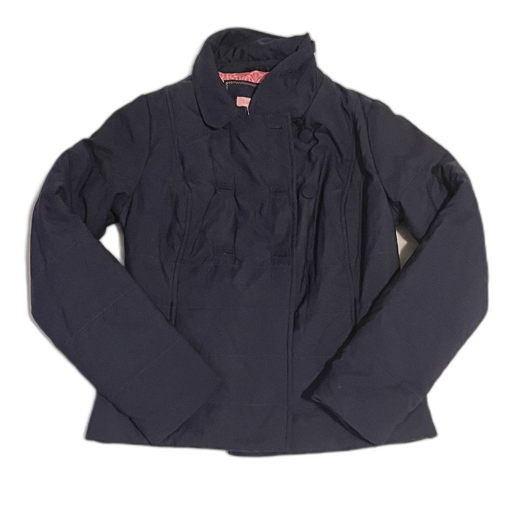 Lilly Pulitzer Alessa Coat True Navy NWT